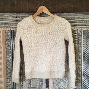 Anthropologie cream sweater